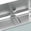 Stylish and Sturdy Stainless Steel Lunch Box with Movable Divider,