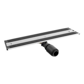 Microfiber Hook and Loop Mop Frame, 18 Inches, Silver, Aluminum Construction