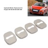 4PCS Door Lock Striker Cover Stainless Steel Strong Protection Replacement