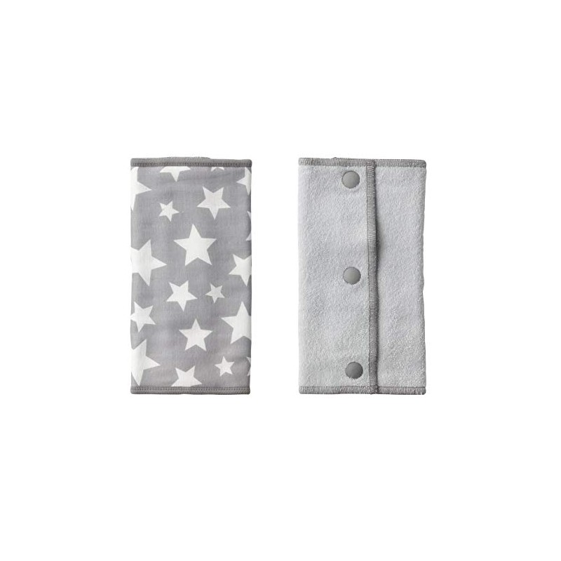 BABYHOPPER Baby Hopper Gauze Belt Cover Grey Star 1 Pair