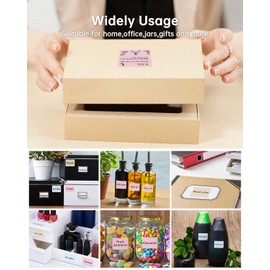 Phomemo Labels,Thermal Color Label,1.57'' x 1.18''Square Self-Adhesive Sticker Paper for Phomemo M110 M220 M221 M120 M200 M150 M250 M260 Printer, for Barcode,Name,Address (Pink/Blue/Khaki