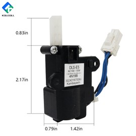 OEM 5304511338 Washer Switch Door Lock Assembly Compatible with Frigidaire Washing Machine Replace 17438000001615 4584280 AP6261624 DLS-E5 EAP12176462 PS12176462