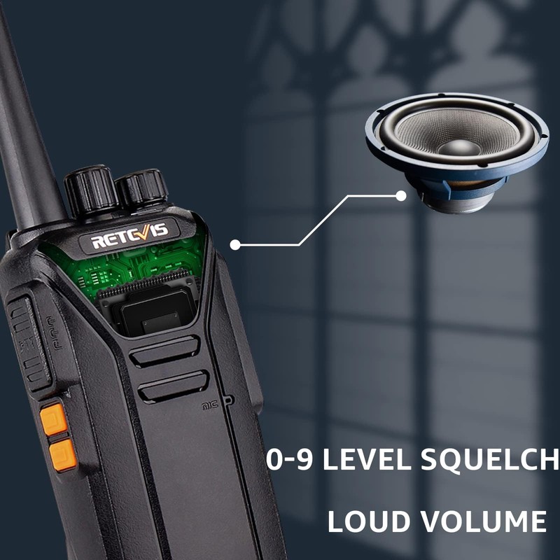 Retevis RT27 Walkie Talkies,Two Way Radio with Shoulder Speaker Mic,2