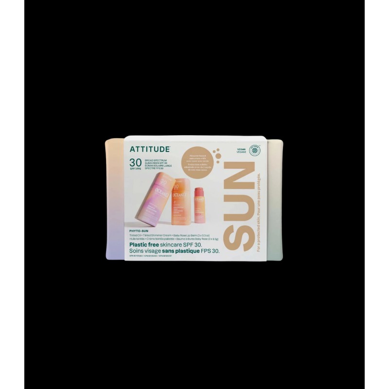 ATTITUDE PHYTO-SUN Solid Skincare Kit SPF 30 with Zinc Oxide