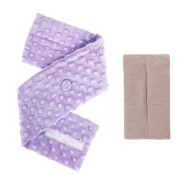 Comfheat Colic and Gas Relief for Newborns and Infants, Flaxseed Heated Tummy Wrap, Baby Swaddling Belt with Soothing Warmth, Natural Relief for Upset Stomach in Babies and Toddlers, 0-3 Years (Puple)