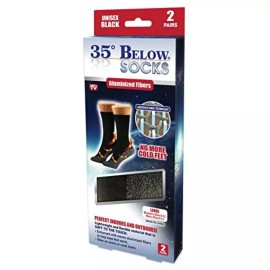 35° Below 2 pair unisex 35 Below Sock Keep Your Feet Warm and Dry Large thin