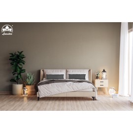 leevitex Jersey Cushion Cover 40 x 80 cm, Set of 2, 100% Cotton, Eco Text, 170 g/m², Anthracite/Grey