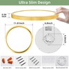 hykolity 12 Inch Selectable CCT LED Round Flat Panel Light,