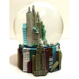New York City Snow Globe 3.5 Inch (65mm) Skylines & Statue of liberty WG145