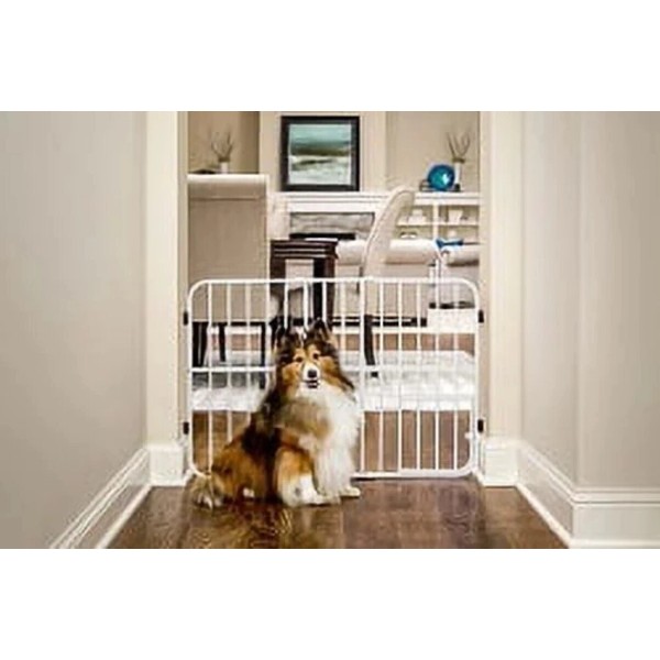 Expandable Metal Dog Pet Gate Home Sturdy Durable All-steel Adjustable