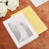100 Pack Vellum Jackets for 5x7 Invitations, Pre-Folded Bulk Transparent