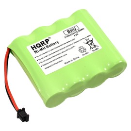 HQRP 4.8V Battery Compatible with DSC BATT2148V 4PH-H-AA2100-S-D22 WS4920HE WTK5504 Wireless Security System Alarm Panel 17000153 WKA5504