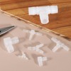 uxcell 1/4" Hose Barb Fitting, 8 Pcs Equal Barbed 90