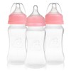 Nenesupply Silicone Baby Bottles Newborn Feeding Bottles Slow Flow Breastfeeding