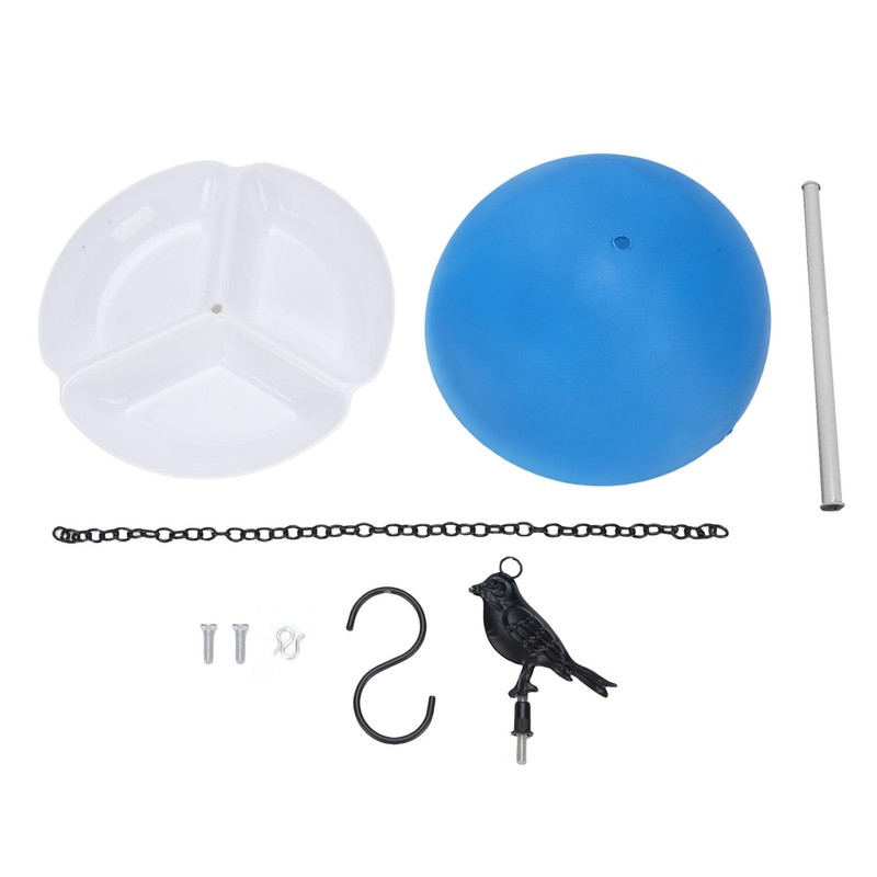 Generic Bird Feeders for Outdoors, 3 Compartment Hanging Dome Bird