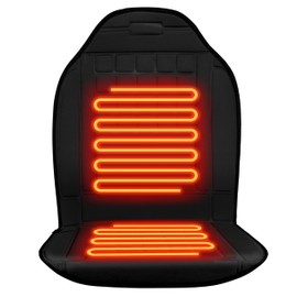 Aimery Heated Seat Covers for Winter Comfortanle Seat Warmer Heated Seat Heater Black UL Listted 2 Heating Sets