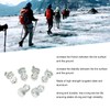 Wheel Tyre Snow Spikes, 50 Pieces Screw In Anti-Slip Bicycle