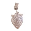 Twofish Home Set of 4 Metallic Strawberry Tablecloth Weights Clips