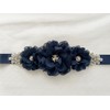 HOSINSECT Rhinestone Maternity Sash Belt for Baby Shower Flowers sash,