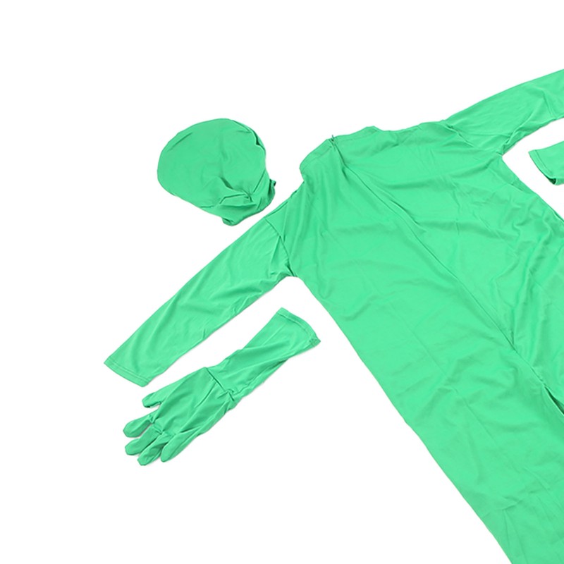 Green Screen Bodysuit Body Suit Full Body Split Design for