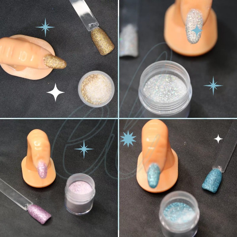 Xiaoya Kit Para Uñas De Acrilico 12 Color Basicos Pastel