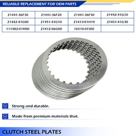GOLKNHA Clutch Kit & Friction Plate Spring Gasket Compatible with Suzuki GSX-R600 GSX-R750 2011-2021