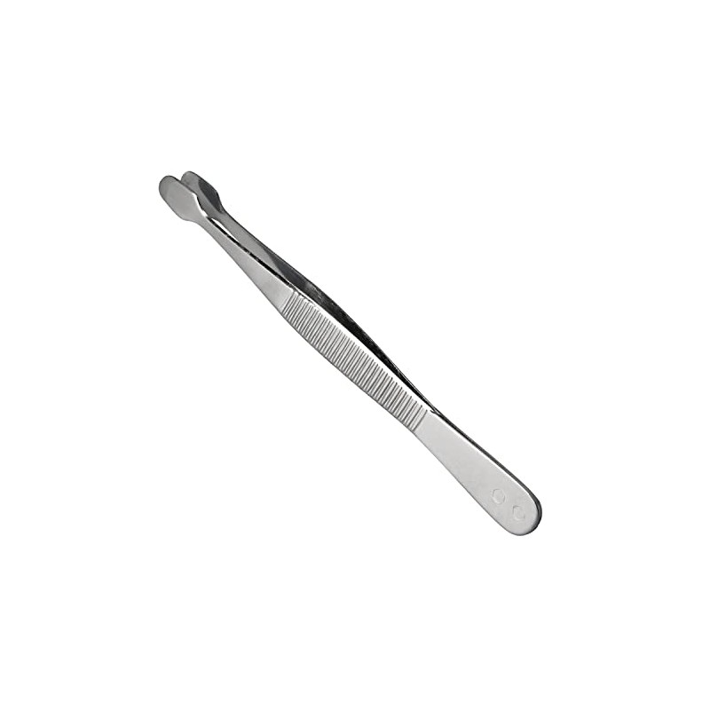 YRK Stamp Tweezers 4.9 inches (125 mm) No.132 Silver
