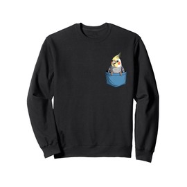 Cute Pocket Cockatiel Parrot Lovers Sweatshirt