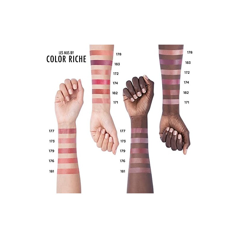 L'Oréal Paris Color Riche Satin Smooth Lipstick, Moisturising Pure Pigment