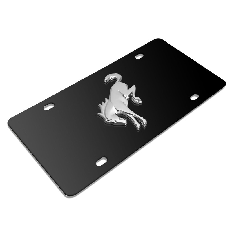 iPick Image for Ford Bronco 3D Chrome Logo on Black