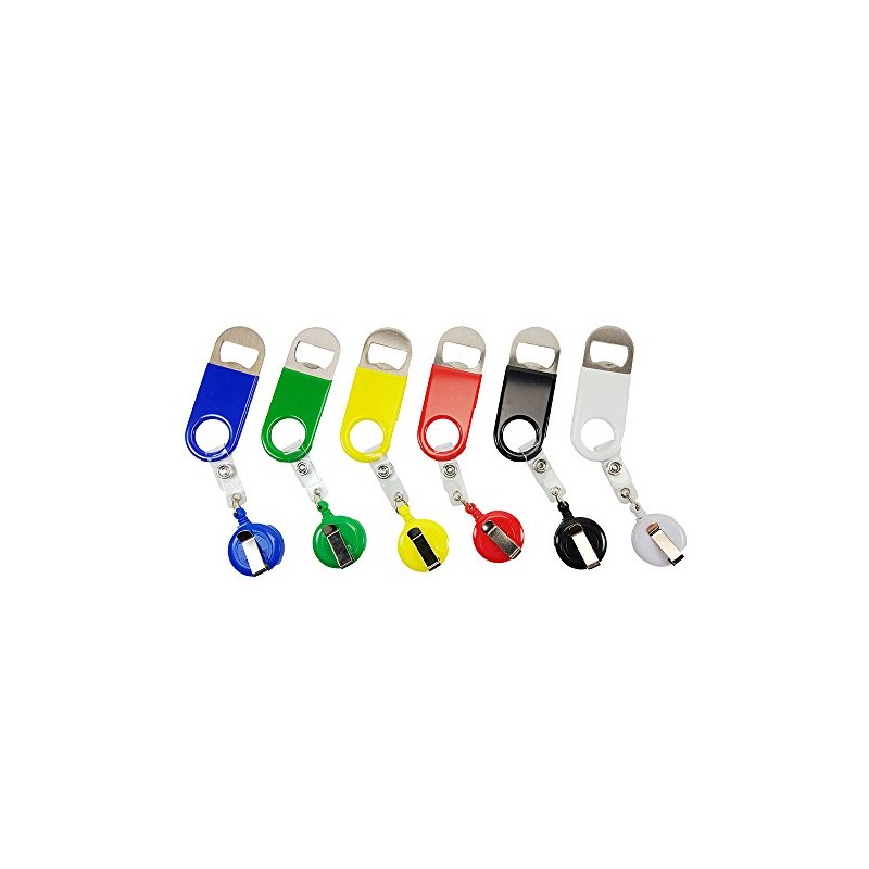 Retractable Flat Beer Bottle Opener with Belt Clip for Bartenders,Waiter