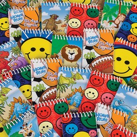 Rhode Island Novelty 3.5"X2.25" 72pc Spiral Notebook Assortment