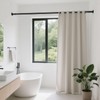 Tension Curtain Rod No Drilling for Window,Adjustable 51-168In,Black | Holds