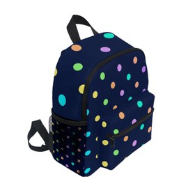 Mnsruu Polka Dot Colorful Toddler Backpack Preschool Rucksack Boys Girls Kids Kindergarten School Bag