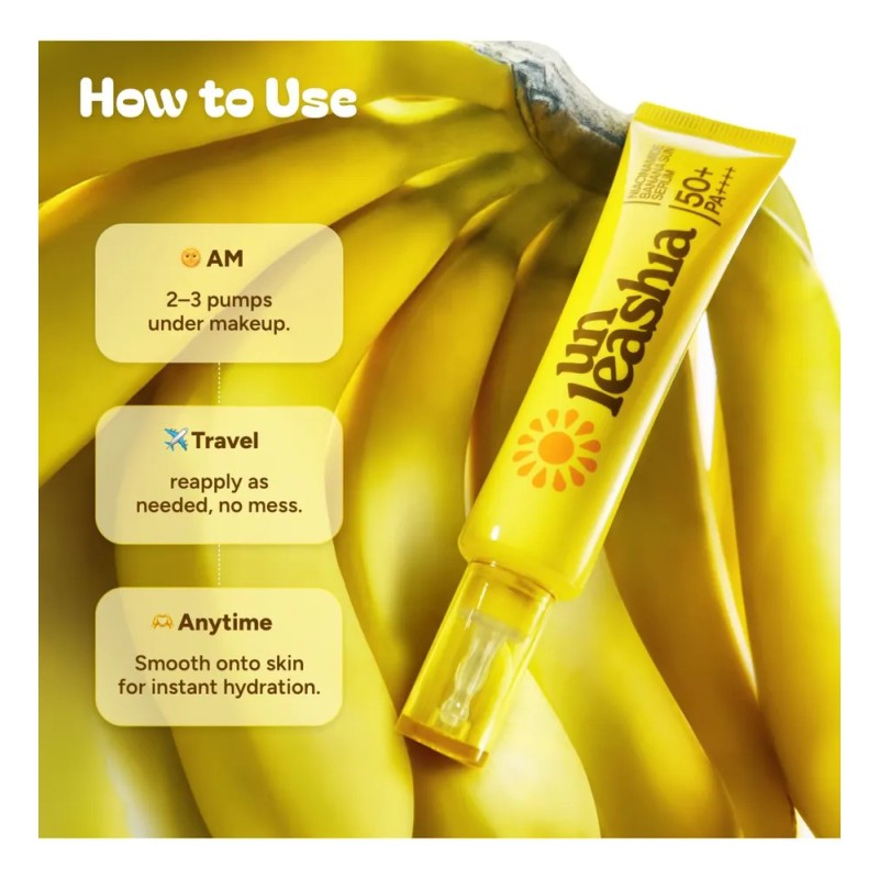 Serum Solar Unleashia Niacinamide Banana Spf Hidratante