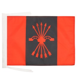 Falange Española de las JONS Flag 18'' x 12'' cords - Falangists SMALL flags 30 x 45cm - Banner 18x12 in - AZ FLAG