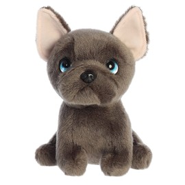 Aurora® Expressive Petites™ Bonbon French Bulldog™ Stuffed Animal - Emotional Connection - Loving Companions - Gray 7 Inches