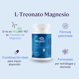 B-FIT B Treonato de Magnesio 180 Cápsulas - Magtein L-Treonato De Magnesio - Suplemento Alimenticio con Estereato de Magnesio - Alta Absorción y Calidad