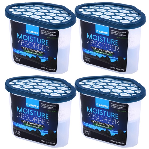Zarpax ZARPAX Moisture Absorber Activated Charcoal 10.5 oz/300g | Removes