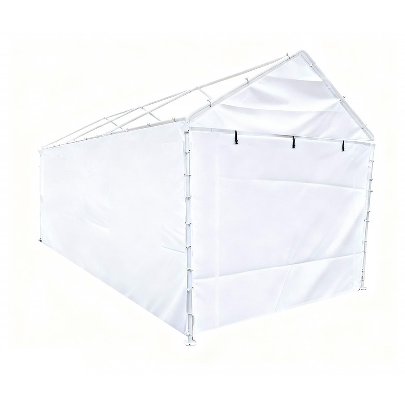Rutile 10x20 Carport Replacement Sidewall, 180G PE Waterproof & UV