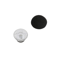ALXCD Gel Ear Tip for Plantronics Voyager Pro 5200 Headset, S/M/L Size 3 Pcs Gel Ear Tips & 3 Pcs Foam Cover, Fit for Plantronics Voyager 5200 Voyager Pro (Black/SML)