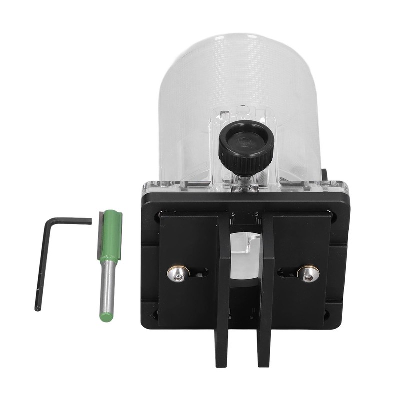 Handheld Router Bracket Electric Trimmer Connector Base for Wood Slotting