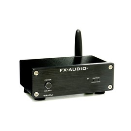 FX-AUDIO- WR-01J [Black] Low Latency Bluetooth Receiver, Optical, Coaxial, RCA 3-Way Output, Audio Dedicated Design, Wireless, BT aptX, HD, LL, Bluetooth