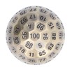 100 Sides Polyhedral Number Dice Metal 5cm Diameter Easy to