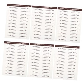 Outanaya 6pcs Realistic Hair-like Eyebrow Stickers for Effortless Makeup Lasting Temporary Brows Natural-looking Design and Easy to Apply for Any Occasion