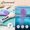 SNAPSHOT BEAUTY Pulsating Facial Cleansing Brush. Silicone Face Brush |
