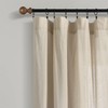 Lush Decor Linen Button Botanical Garden Window Curtain (Single) 84"