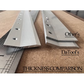 French Cleat Picture Hanger 12 Inch - Mirror, Whiteboard, Pallet or Panel Interlocking Wall Mounting Bracket - Aluminum Z Bar Clip Hanger (2 Pack Supports 70 lbs)