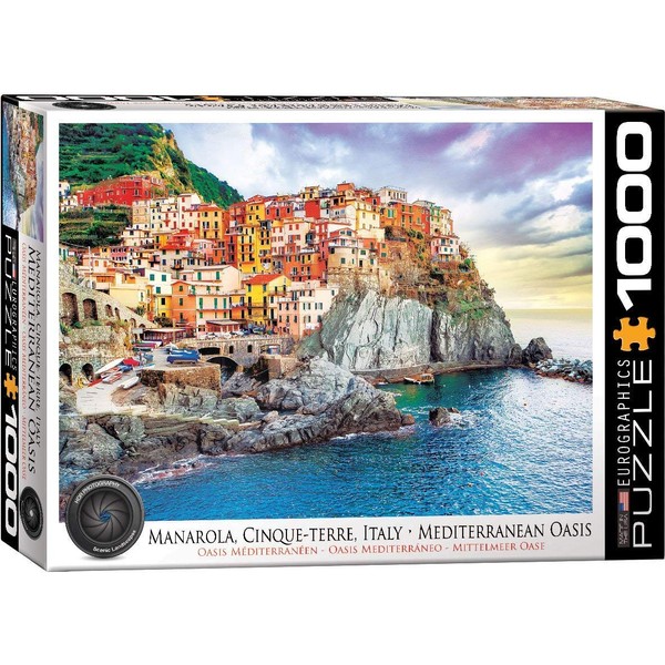 EuroGraphics Cinque Terre Manarola Italy Puzzle (1000 Piece)