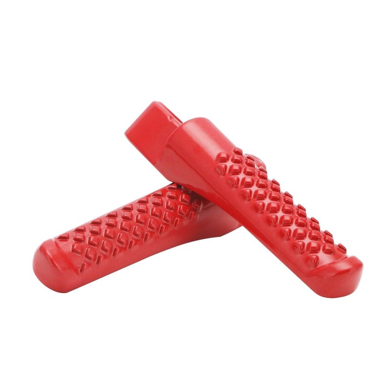 Chikia Red Foot Pegs Kit For Mini Bike Compatible with